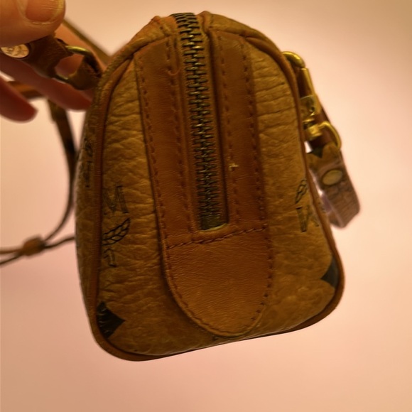 MCM Visetos Crossbody Barrel Bag - Picture 13 of 16